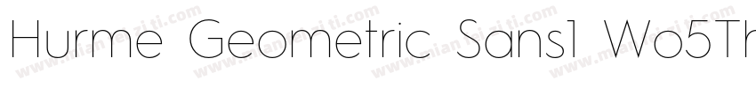 Hurme Geometric Sans1 Wo5Thobl字体转换